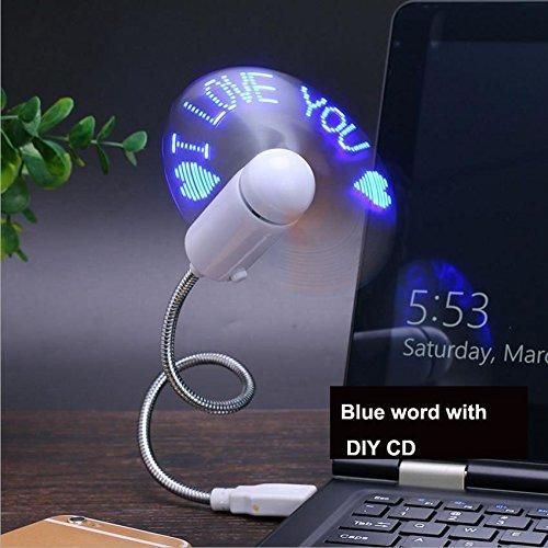 USB LED Fan with CD Customized Message